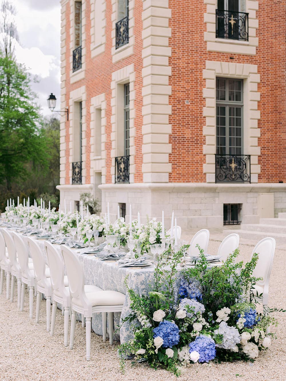 Diner de mariage en plein air