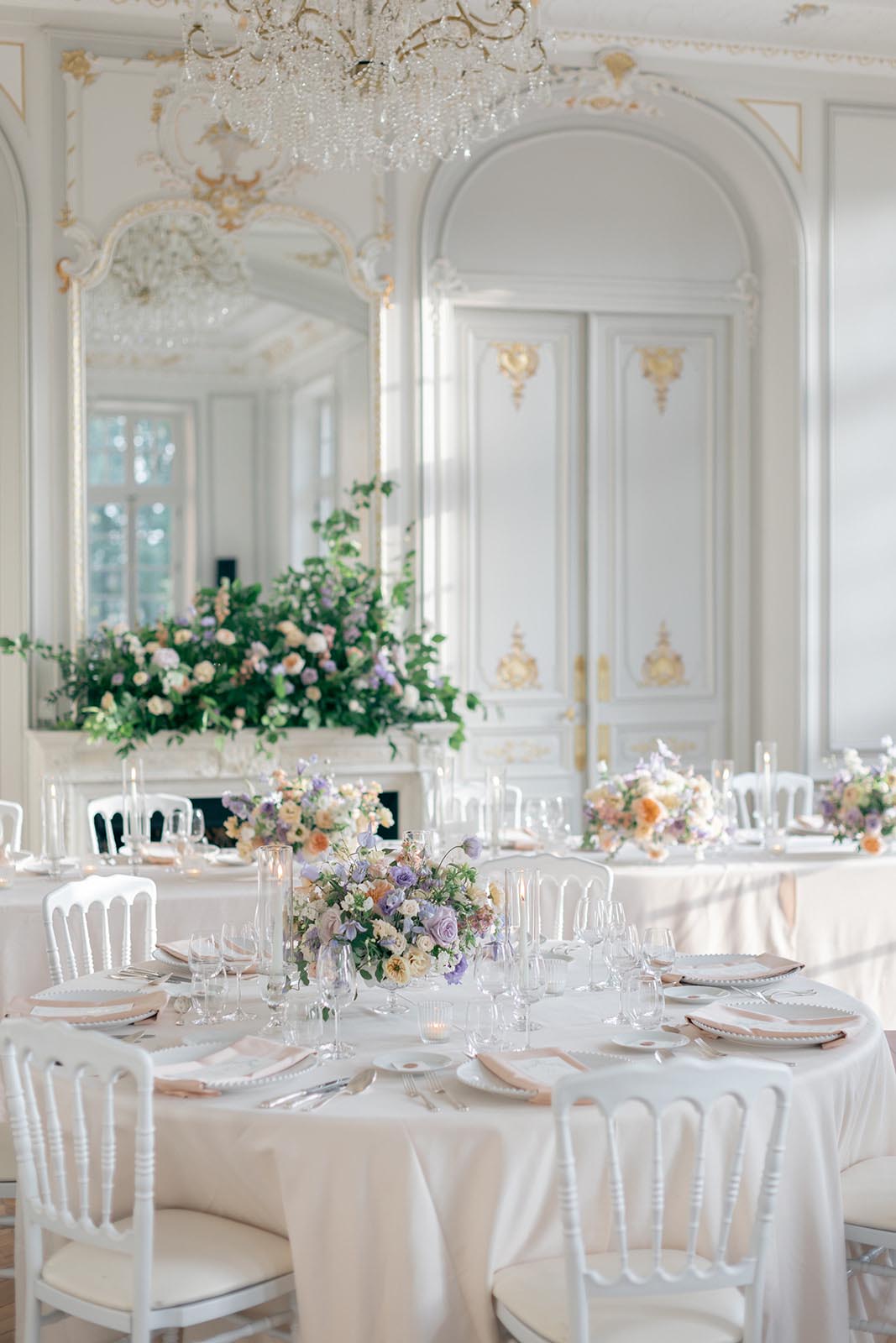 Salle de reception mariage Chateau de Nainville Paris